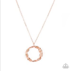 Rose gold necklace